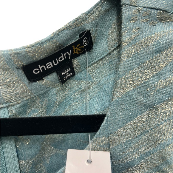 NWT Chaudry size Small light blue dress - Picture 2 of 5